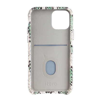 iPhone 11 Pro Italian Python Series Leather Case - Green