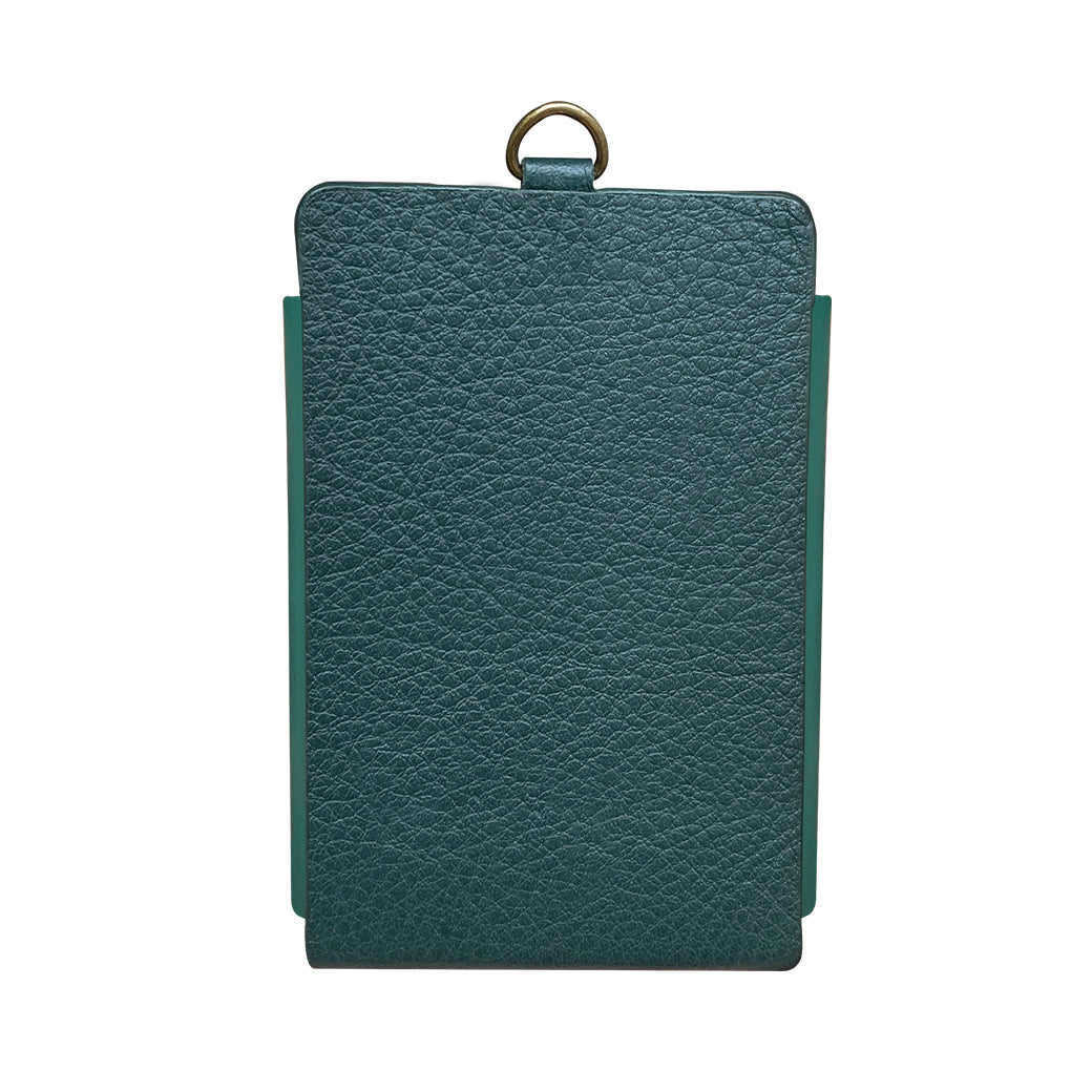 iToro Card Italian Leather Case - Green