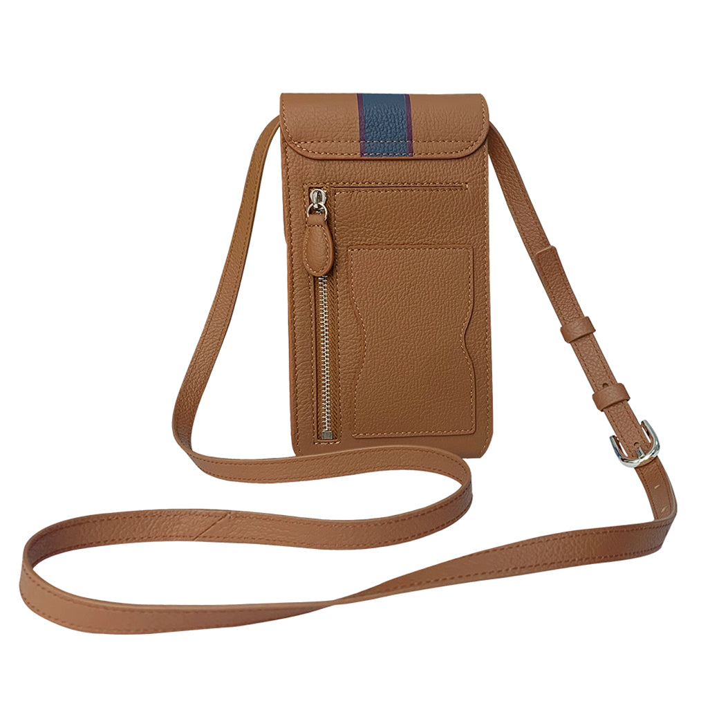 Splicing Design Italian Leather Phone Bag