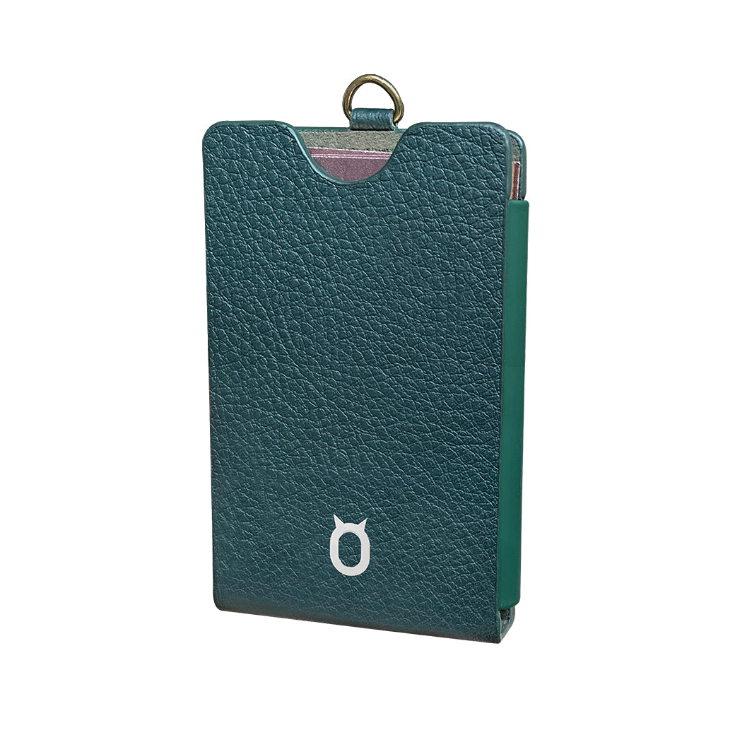 iToro Card Italian Leather Case - Green