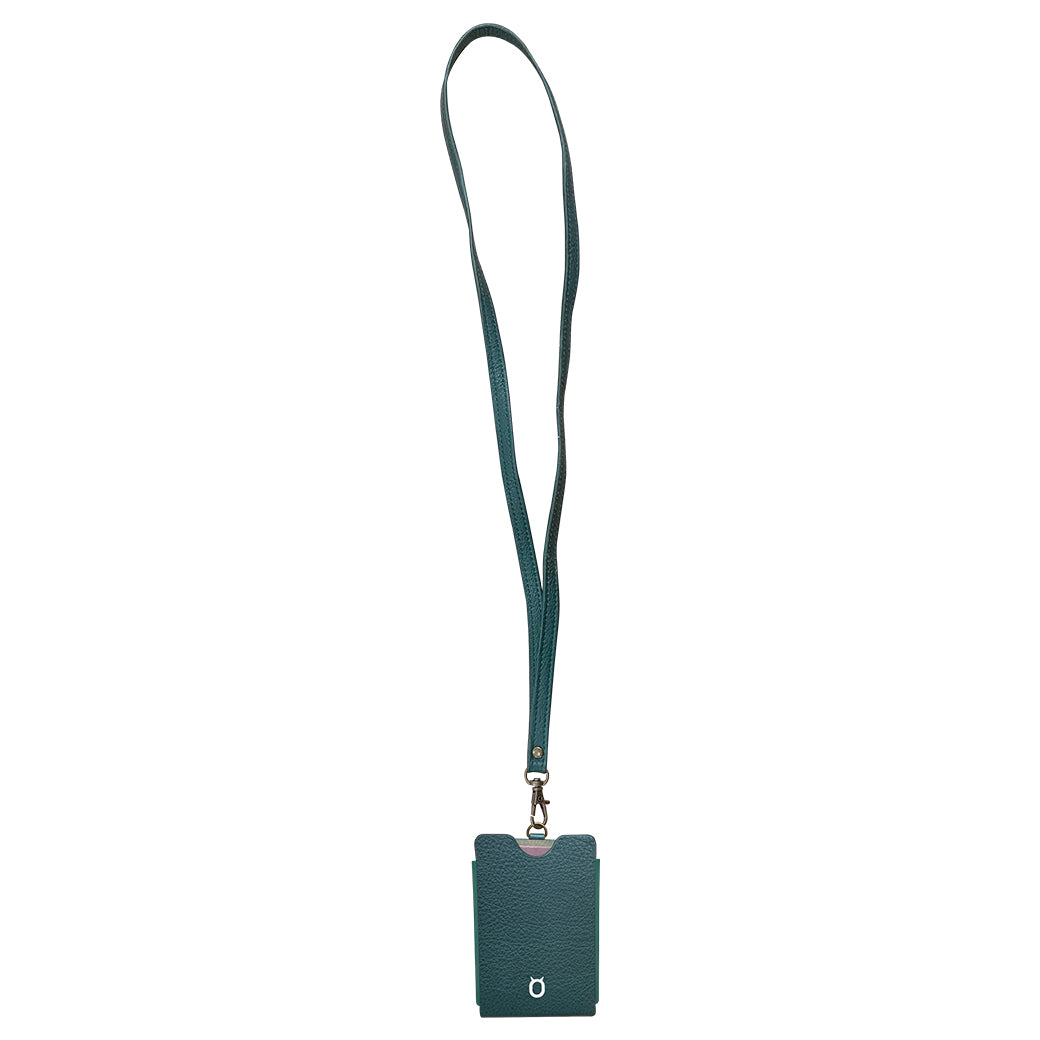 iToro Card Italian Leather Case - Green