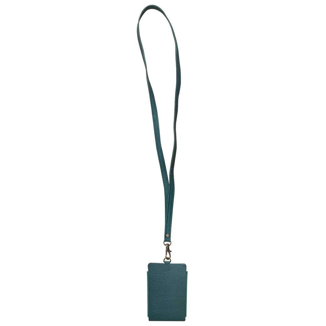 iToro Card Italian Leather Case - Green