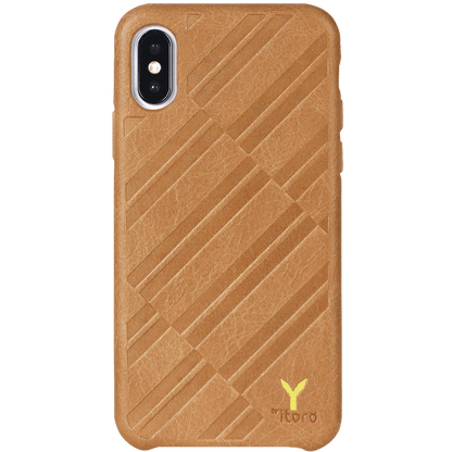 ITALY Embossed Leather All Wrapped Case iPhone XS