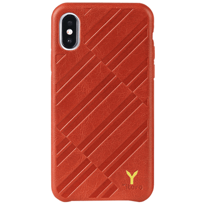 ITALY Embossed Leather All Wrapped Case iPhone XS