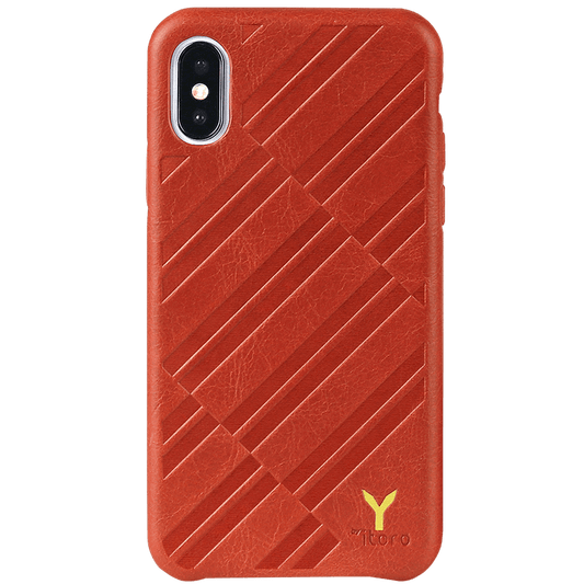 ITALY Embossed Leather All Wrapped Case iPhone XS