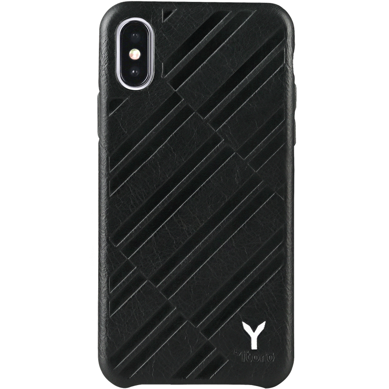 (GIFT SET) ITALY Embossed Leather All Wrapped Case with Credit Card Case iPhone XS