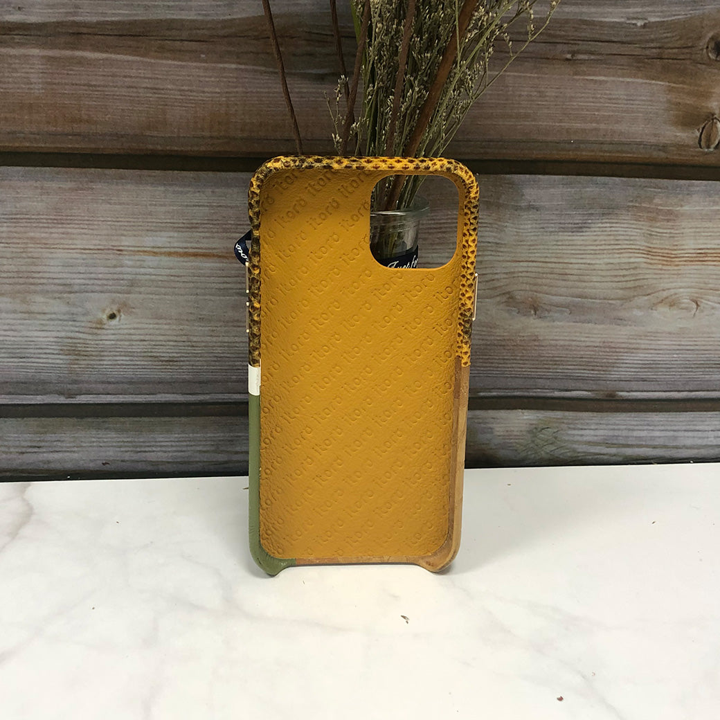 Limited Edition Multicolor "6" Croco &  Lizard iPhone 11 Case