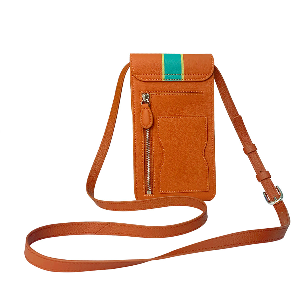 Splicing Design Italian Leather Phone Bag