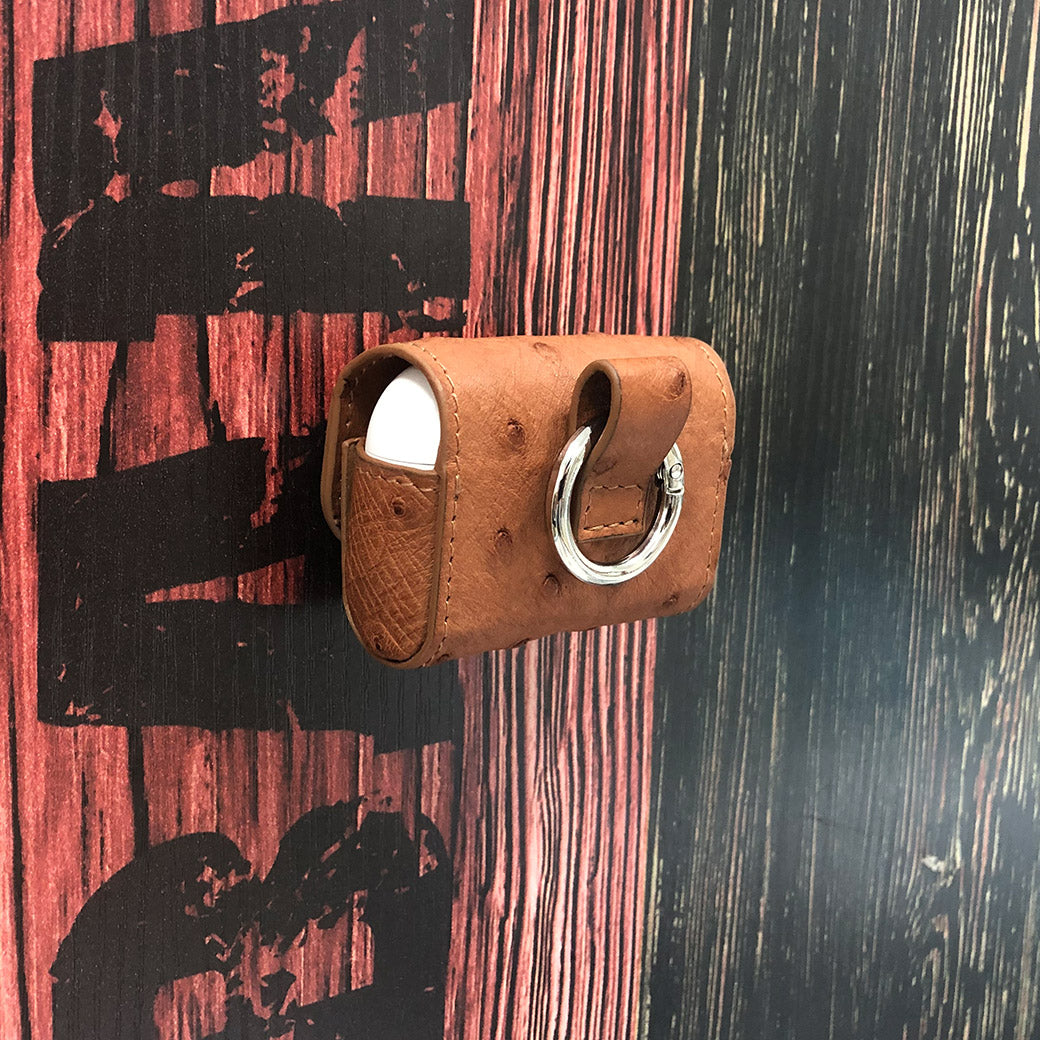 Ostrich Premium Skin AirPods Pro Case with Slingshot Buckle