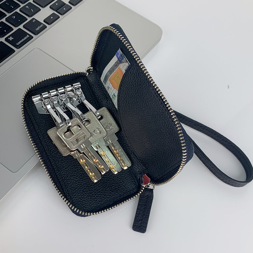 Ostrich Premium Skin Key Chain Bag