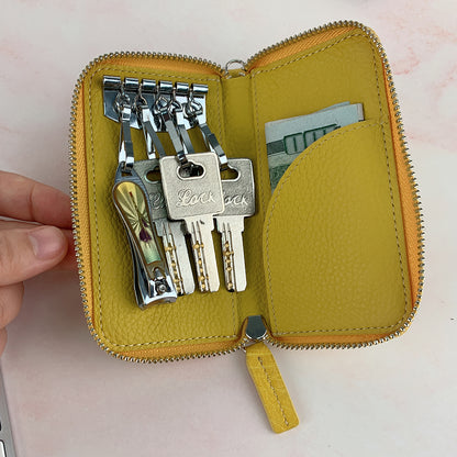 Ostrich Premium Skin Key Chain Bag