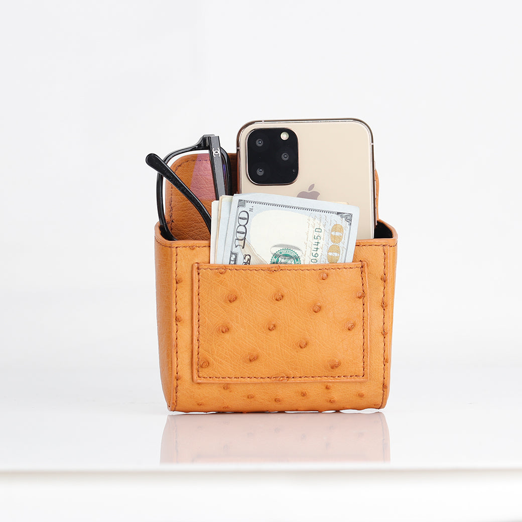 Ostrich Premium Skin Multifunctional Car Stick Bag
