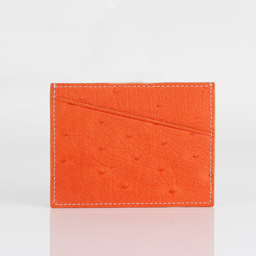 Ostrich Premium Skin Credit card case