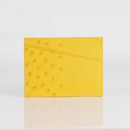 Ostrich Premium Skin Credit card case