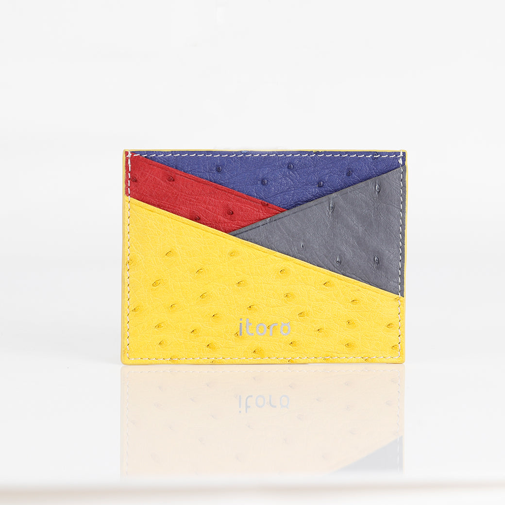 Ostrich Premium Skin Credit card case
