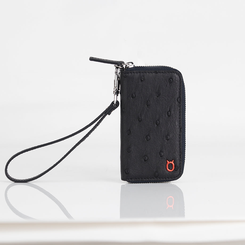 Ostrich Premium Skin Key Chain Bag