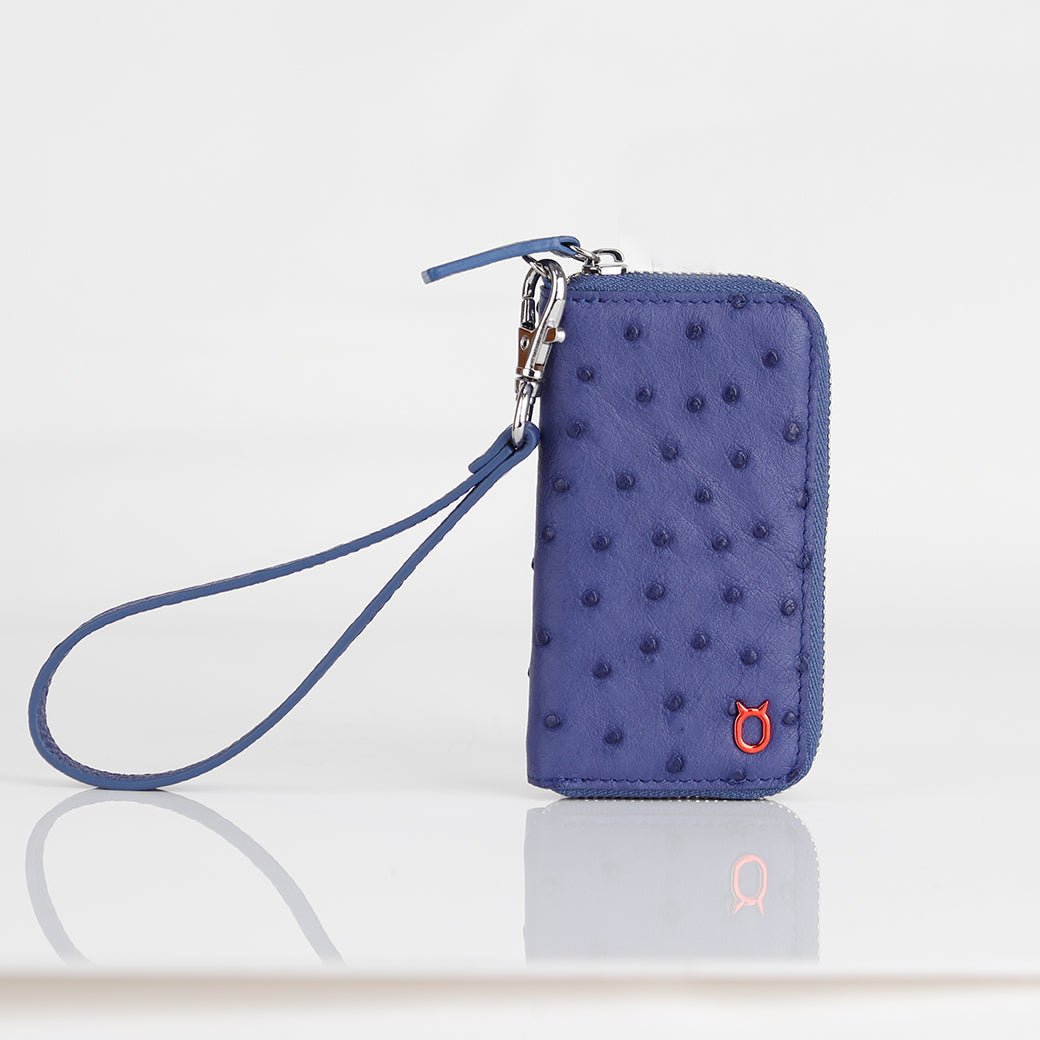 Ostrich Premium Skin Key Chain Bag