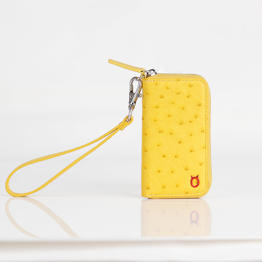 Ostrich Premium Skin Key Chain Bag