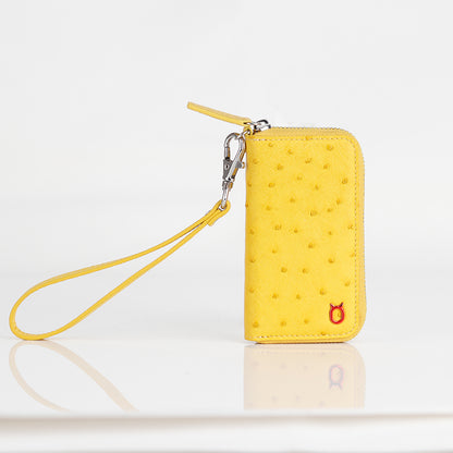 Ostrich Premium Skin Key Chain Bag