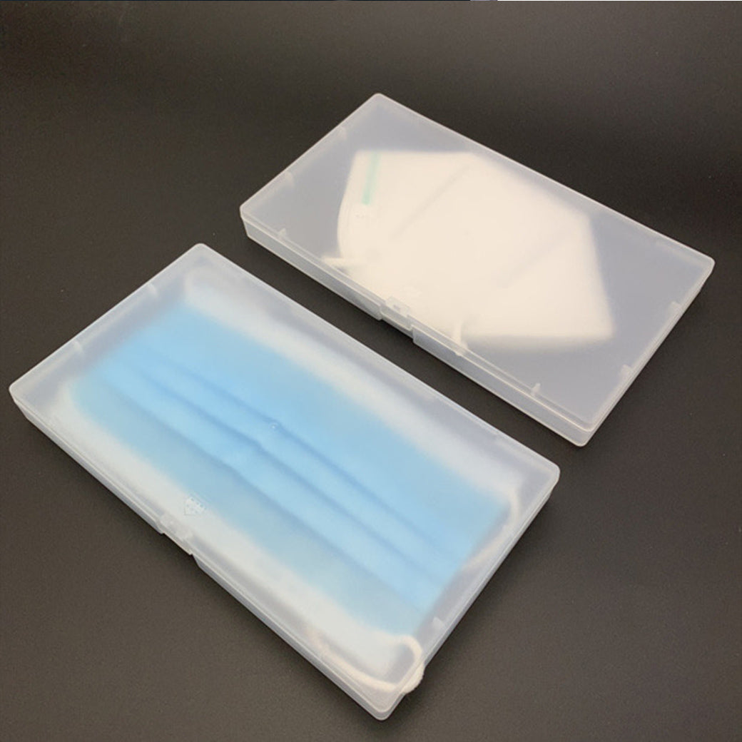 Portable Frosted Dustproof 3-Ply Disposable/KN95 Mask Storage Box