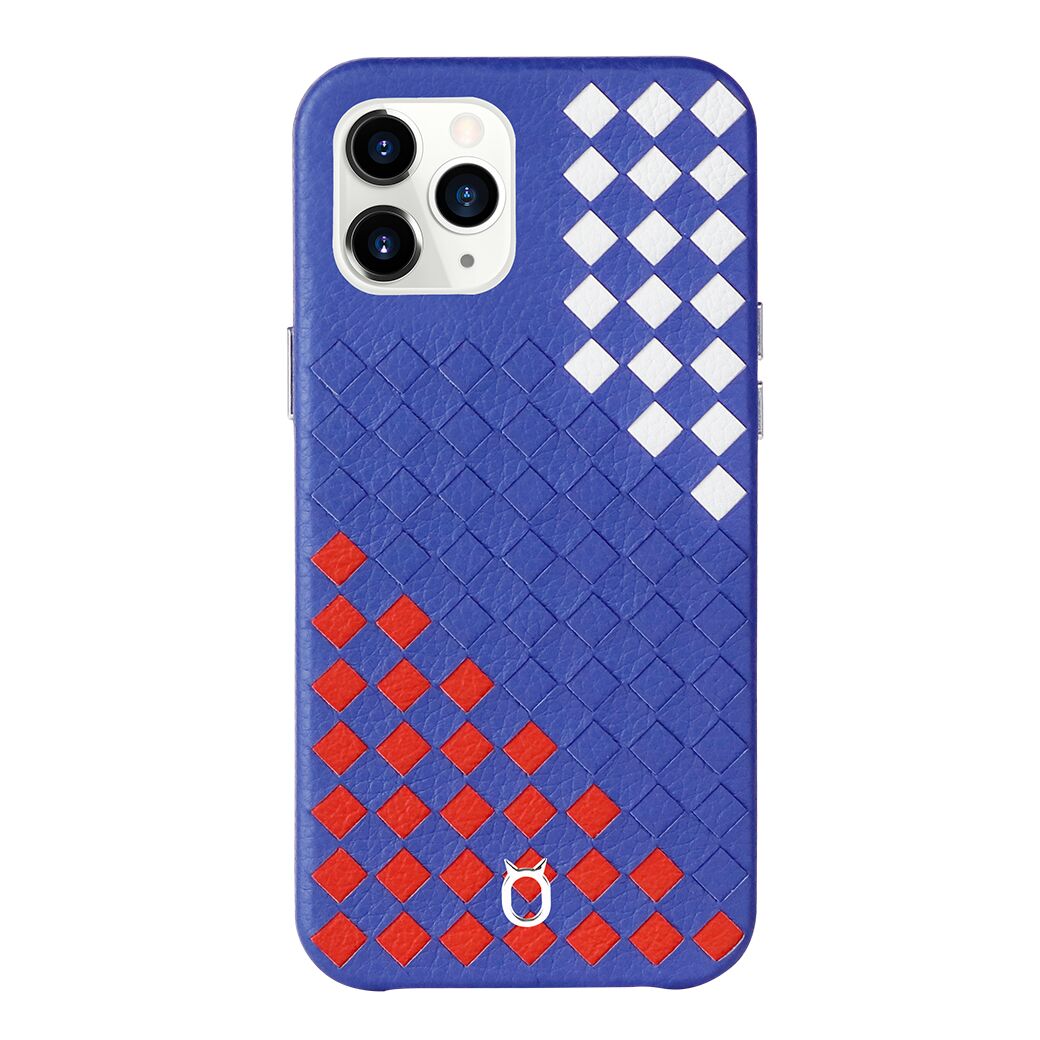 Customizable Italian Leather Weaved Case _ iPhone Leather Case