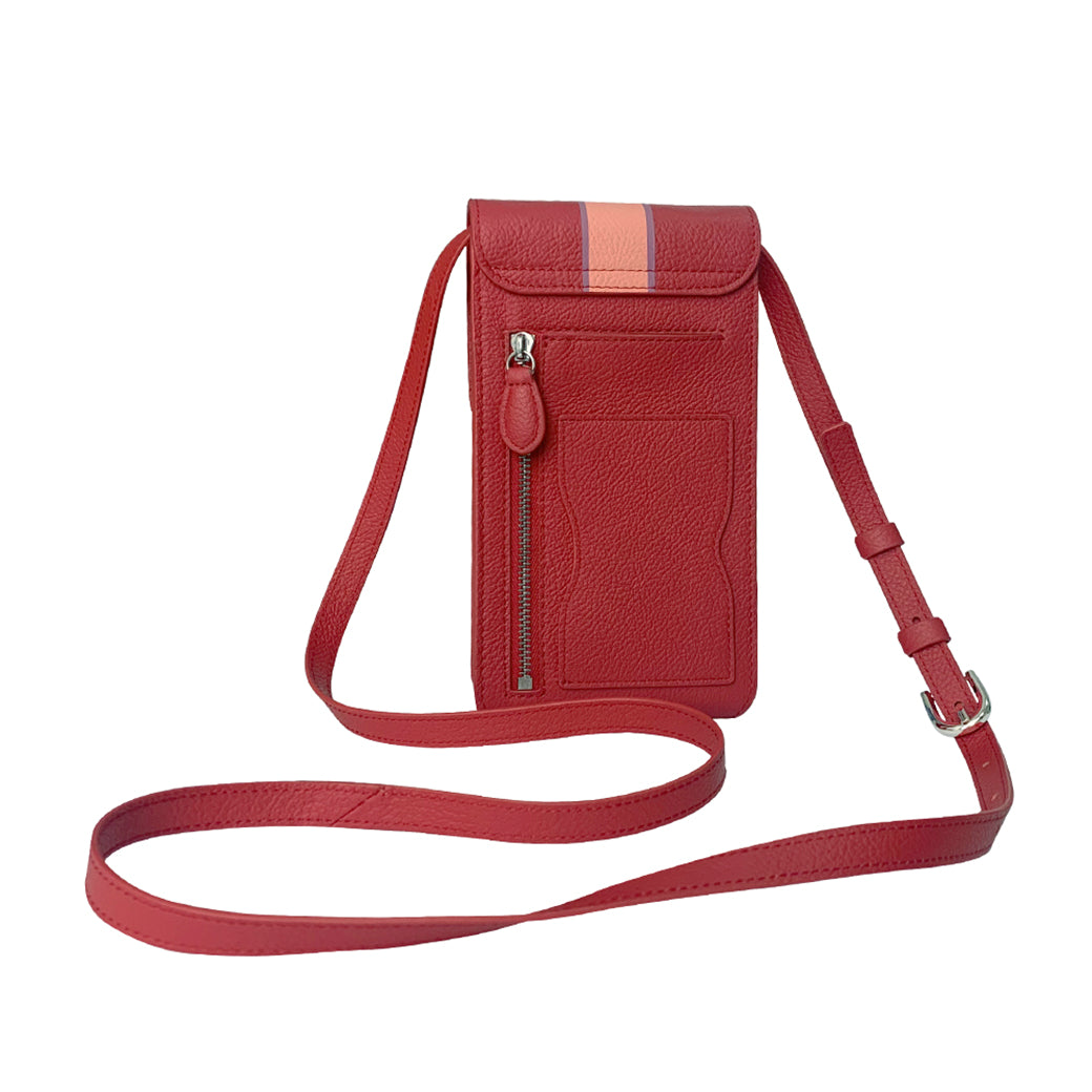 Splicing Design Italian Leather Phone Bag