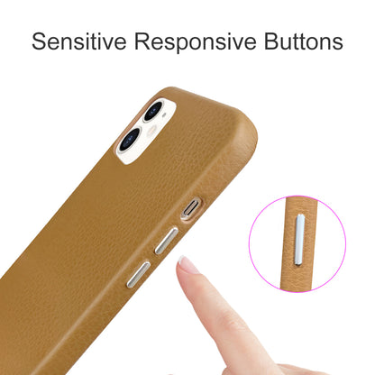iPhone 12 Mini Leather Case_ITALY Leather - Retro Brown