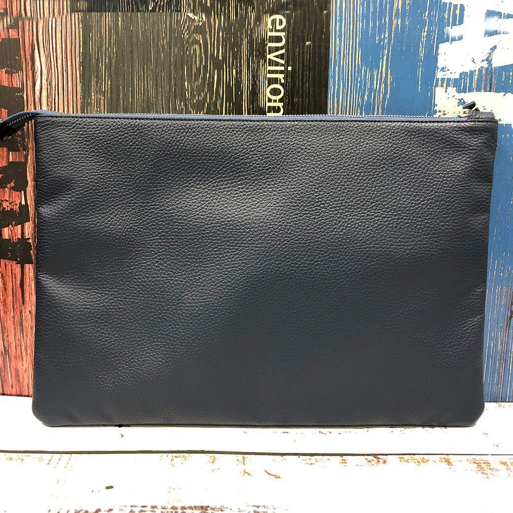 Italian Lizard Embossed Leather MacBook Series Bag with Splicing leather designed