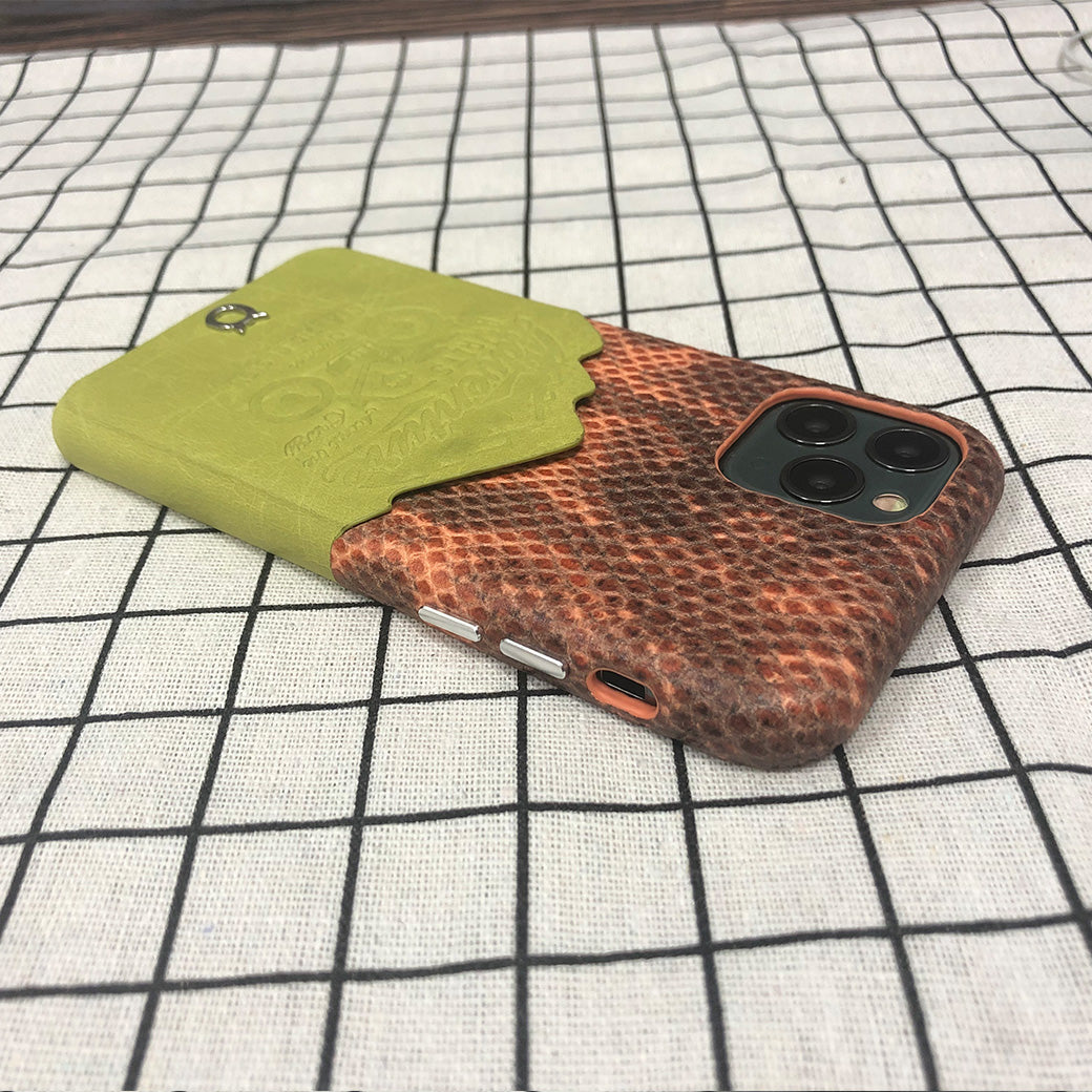 Lizard embossed Adventure Series Leather Case iPhone 11 Pro Max