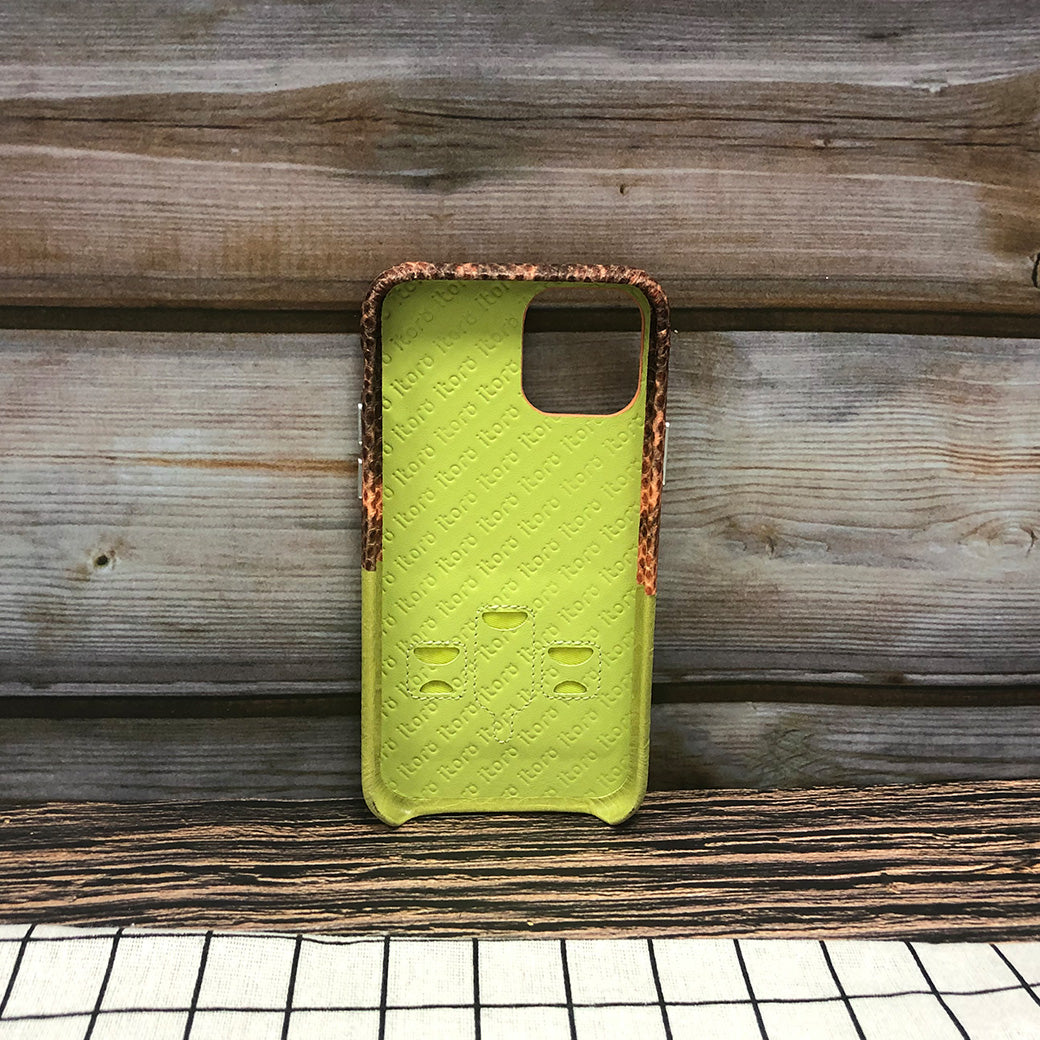 Lizard embossed Adventure Series Leather Case iPhone 11 Pro
