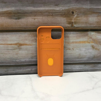 Ostrich detachable Kickstand Leather Case iPhone 11