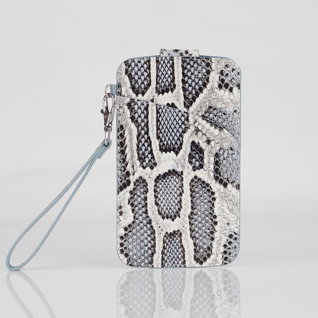 Multi-colored Snake embossed Premium leather Multifunctional Bag