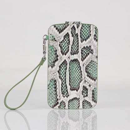 Multi-colored Snake embossed Premium leather Multifunctional Bag